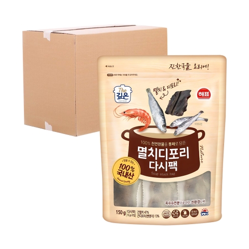 사조해표 멸치디포리 다시팩 150g 16입 (박스)  (조미료/분말류)