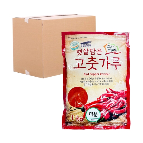 농성원 고춧가루 미분(중국산) 1kg 10입 (박스)  (고춧가루)
