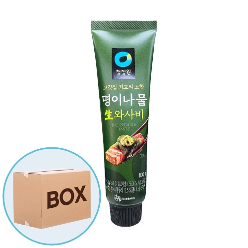 청정원 명이나물 생와사비 100g 24입 (박스)  (조미료/분말류)