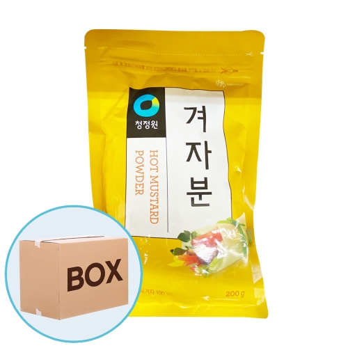 청정원 겨자분 200g 24입 (박스)  (조미료/분말류)