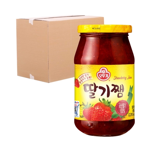 오뚜기 딸기쨈 850g 8입 (박스)  (통조림/캔/햄/잼)