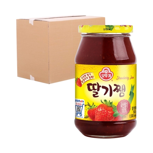 오뚜기 딸기쨈 500g 12입 (박스)  (통조림/캔/햄/잼)