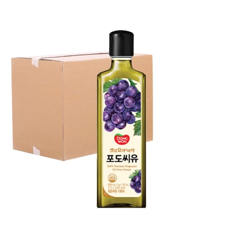 동원 포도씨유 480ml 12입 (박스)  (식용유/참기름/오일류/시럽)