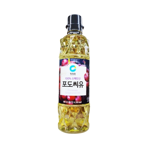 청정원 참빛고운 포도씨유 500ml  (식용유/참기름/오일류/시럽)