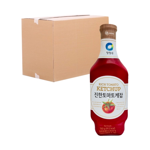 청정원 진한케찹 760g 12입 (박스)  (물엿/식초/소스/액젖)