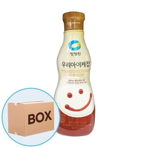 청정원 우리아이케찹 620g 12입 (박스)  (물엿/식초/소스/액젖)