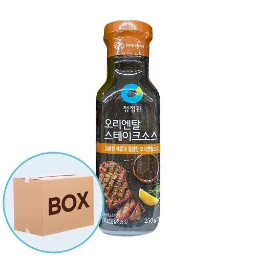 청정원 오리엔탈 스테이크소스 250ml 12입 (박스)  (물엿/식초/소스/액젖)
