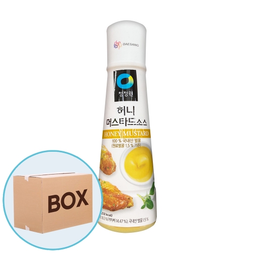 청정원 허니머스타드 소스 320g 12입 (박스)  (물엿/식초/소스/액젖)