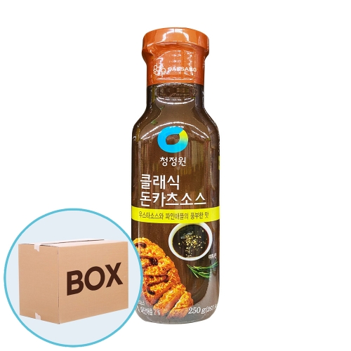 청정원 파인애플 돈까스소스 250g 12입 (박스)  (물엿/식초/소스/액젖)