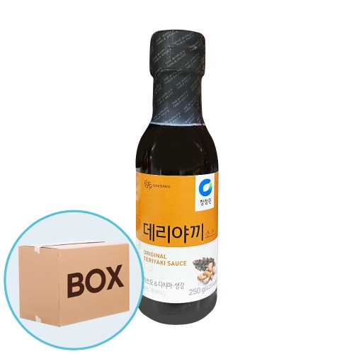 청정원 데리야끼 소스 250g 12입 (박스)  (물엿/식초/소스/액젖)