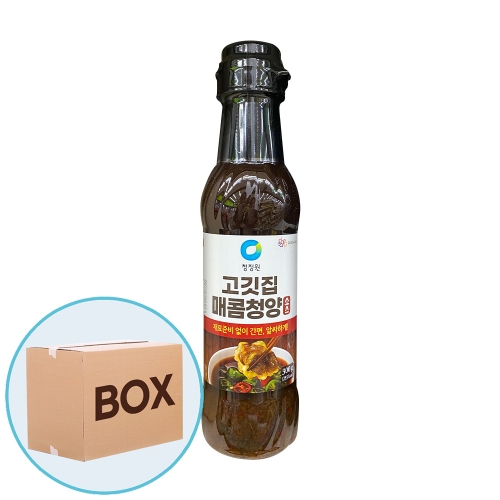 청정원 고깃집 매콤 청양소스 300g 15입 (박스)  (물엿/식초/소스/액젖)