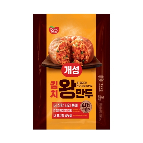 [동원] 개성 김치왕만두 1.2kg x 2봉  (만두/국수/스파케티/냉면)