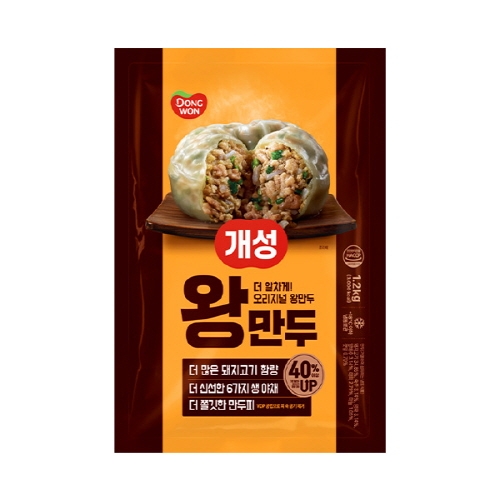 [동원] 개성 왕만두 1.2kg x 2봉  (만두/국수/스파케티/냉면)