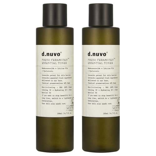 (1+1)디누보 프레쉬 세라마이디드 에센셜 토너 200ml 2개  (바디로션/크림/핸드/풋케어)
