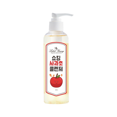 라벨영 쇼킹사과초클렌저 200mlx1개  (클렌징/필링)
