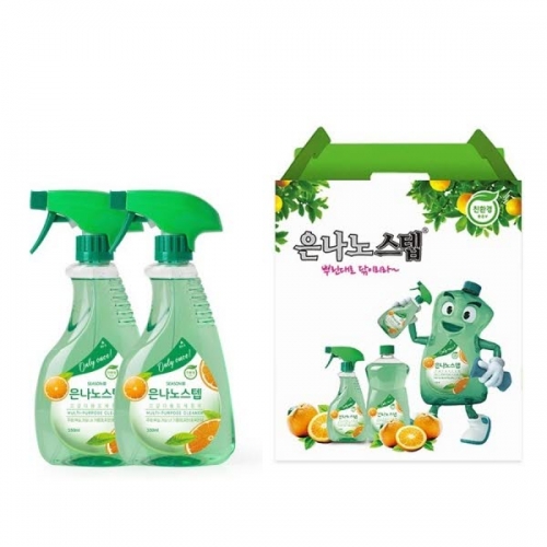 [은나노스텝] 시즌3 다용도 세정제 550ml 2종선물세트  (주방세제)