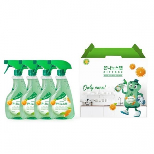 [은나노스텝] 시즌3 다용도 세정제 550ml 4종선물세트  (주방세제)