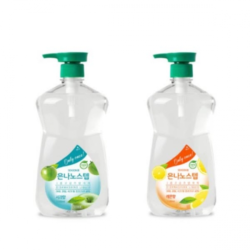 [은나노스텝] 시즌3 주방세제 리필 1100ML (향-사과/레몬 택1)  (주방세제)