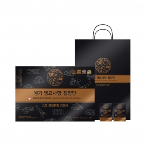 원기 영묘사향 침향단 3.75g x 60환  (건강보조식품)