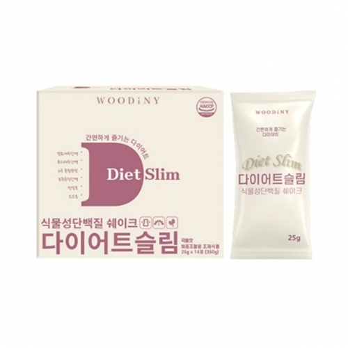 [우디니] 다이어트 슬림 식물성단백질쉐이크 25g x 14포  (건강보조식품)