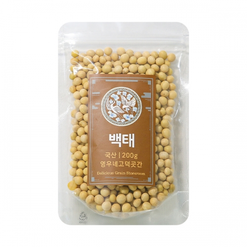 [고덕곳간] 국내산 백태 200gx3개  (잡곡)