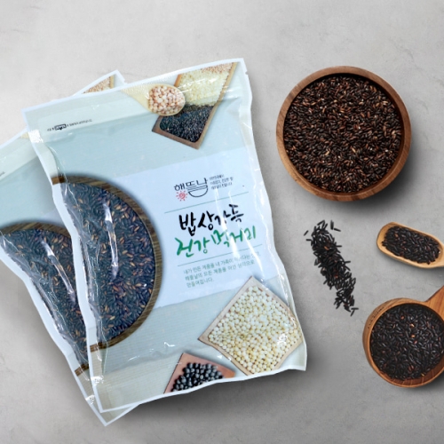 [해뜰날] 1+1 국내산 찰흑미/500g+500g  (잡곡)