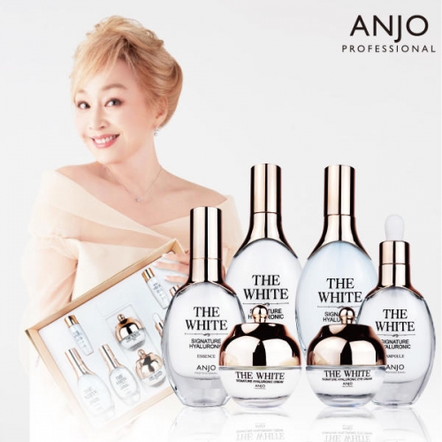 [앙쥬] 더 화이트 시그니처 스킨케어 6종 세트+여행용 30ml x 2개  (스킨케어세트)