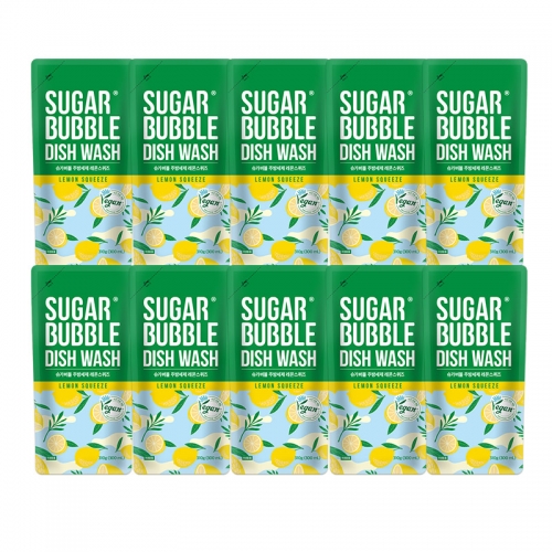 슈가버블 레몬스퀴즈 300ml 10개  (주방세제)