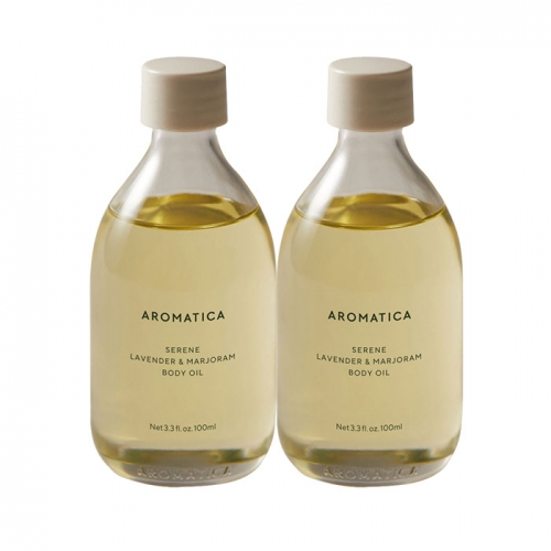 아로마티카 서렌 바디오일 라벤더&마조람 100ml 2개  (바디오일/스크럽/솔트)