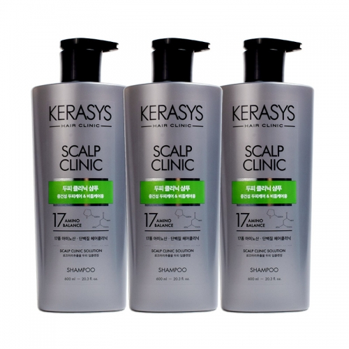 애경 케라시스 샴푸 600ml x 3개  (샴푸/린스/트리트먼트)