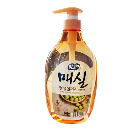 참그린 매실 청정 설거지 1K  (주방세제)