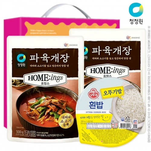 청정원육개장2P 오뚜기밥(3종)  (라면/즉석/간편/시리얼)
