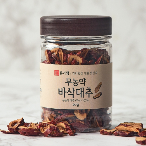무농약 바삭대추 60g (2개)  (견과류(기타)/약단밤/밤)