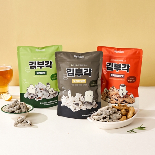 1+1 묘미담 김부각 극강의 빠삭함! 미친듯한 꼬소함!  (과자/껌/스낵류)