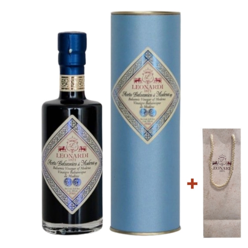 레오나르디 모데나산 발사믹식초 비니거 2메달 블루 4년 숙성 250ml+쇼핑백  (물엿/식초/소스/액젖)