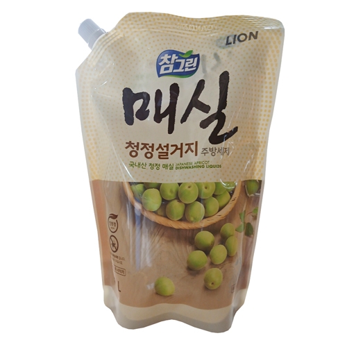 참그린 매실 청정 설거지 1.2리필  (주방세제)