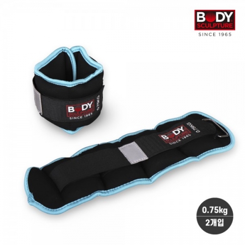 바디스컬쳐 소프트 손목 발목 중량 벨트1.5kg  (X헬스기구)