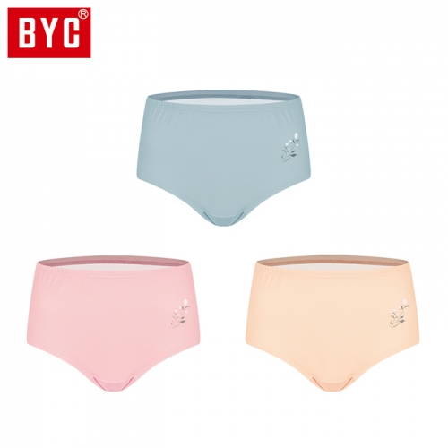 BYC여성 맥시 3매입 삼각팬티 DOLP5267  (일반/미니팬티(2~5매입))