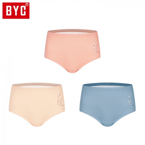 BYC여성 맥시 3매입 삼각팬티 DOLP5265  (일반/미니팬티(2~5매입))