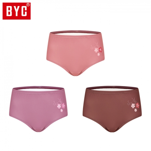 BYC여성 맥시 3매입 삼각팬티 DOLP5316  (일반/미니팬티(2~5매입))