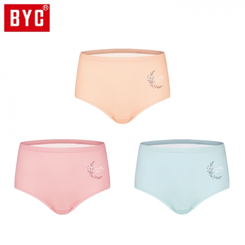 BYC여성 맥시 3매입 삼각팬티 DOLP5313  (일반/미니팬티(2~5매입))