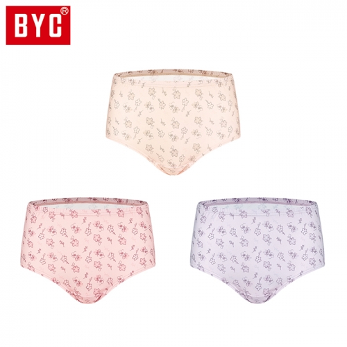 BYC여성 맥시 3매입 삼각팬티 DOLF5321  (일반/미니팬티(2~5매입))