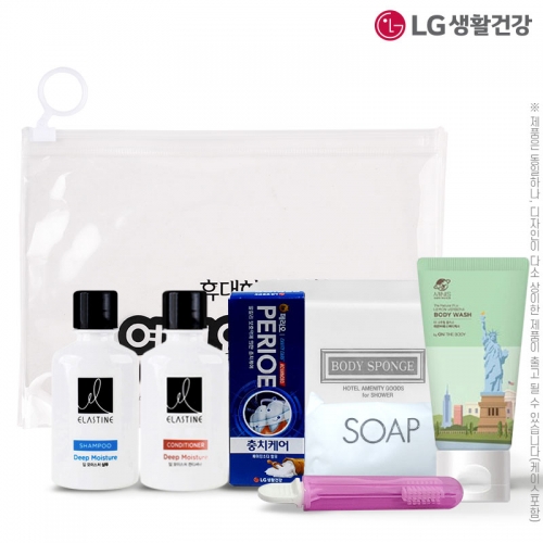 엘지 여행용7종세트(벌크)  (샴푸/린스/트리트먼트)