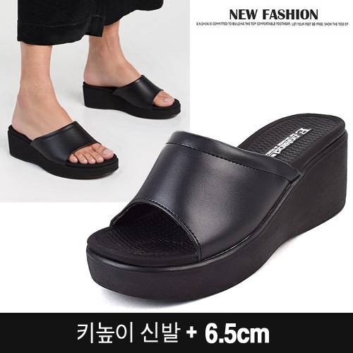 [WS-만순이] 여성슬리퍼 여성뮬 사무실슬리퍼 여성통굽슬리퍼  키높이슬리퍼 근무화 사무실화  (샌들/뮬/슬리퍼)