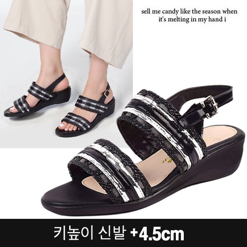 [DM-데니시] 여성슬리퍼 여성뮬 여름슬리퍼 여성통굽슬리퍼  키높이슬리퍼 바캉스슬리퍼  (샌들/뮬/슬리퍼)