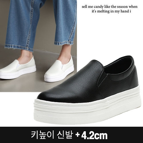 [DS-JH포미닛] 여성슬립온 여성스니커즈 여성캐쥬얼화 통굽슬립온 여성운동화 여성캔버스화 꾸준한인기  (여성운동화)