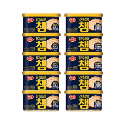 [하림] 챔 오리지널 200gx10개  (통조림/캔/햄/잼)