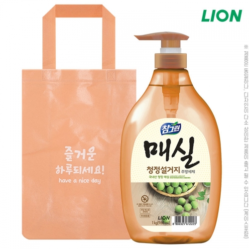 (부직포가방)참그린매실1kg(펌프)  (주방세제)