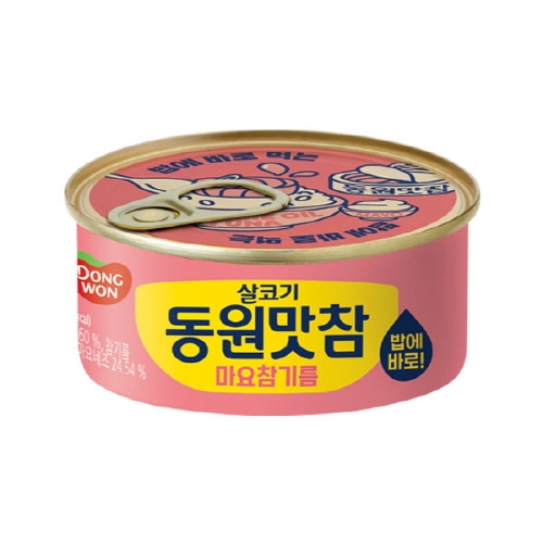 [동원] 맛참 마요참기름 참치 90g x 8캔  (통조림/캔/햄/잼)