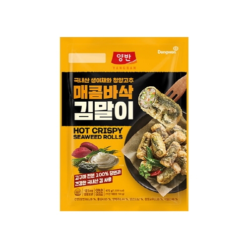 [동원] 양반 매콤 바삭김말이 475g x 4개  (튀김류/어묵류)